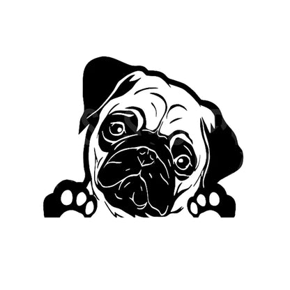 Cars Accessorie Decals Funny Dog With Name Car Decal Dogs Pet Animals Laptop Vinyl Sticker For Apple MacBook Pro/Air Decoration