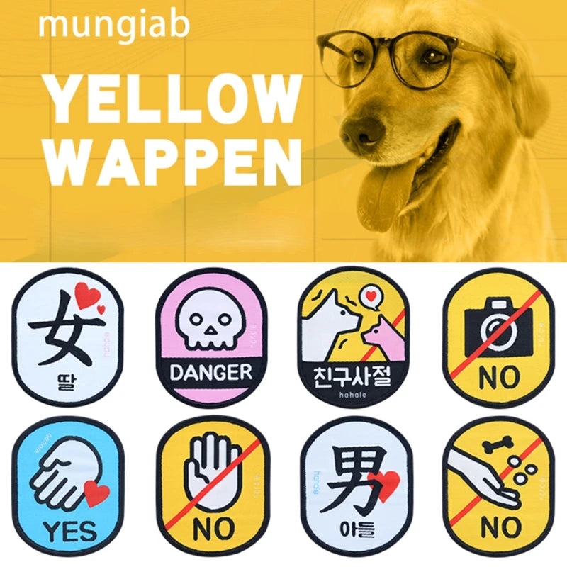 the TAILTAG DECALS - Pet Dog Social Identity Decals, Combining Waterproof and Tear Resistant Features Perfect for Pet Gatherings and Outings