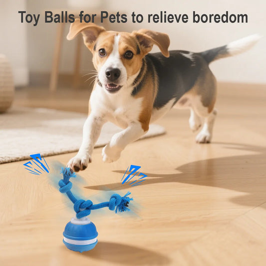 TailWhirl SmartBall™ Automatic Rolling Faux Tail Pet Toy | Dog Paw Clothing™