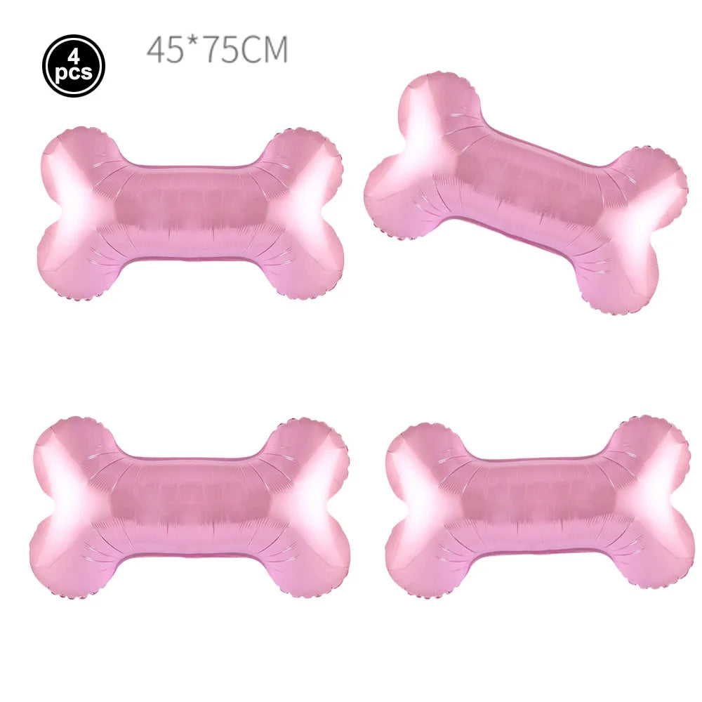 Dog Balloon Corgi Husky Puppy Foil Balloon Dog Paw Ballon Paw Print Balloons Dog Balloon for Puppy Birthday Decorations Supplies