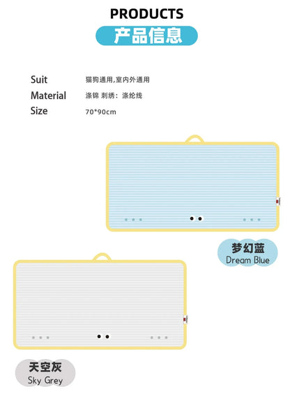 New Soft Pet Towel Spring Warm Dog Bed Blanket Cute Pet Sheets Warm Mat Comfortable Cat Dog Pad Blanket Pet Clean Supplies