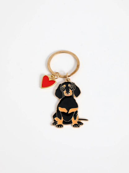 I LOVE Alaska Husky Dog Keychain Cute animal Cartoon dog Keychain dog Gift For woman Man Jewelry