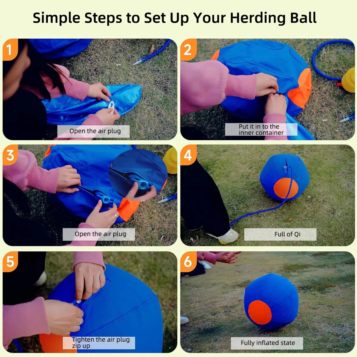 Dog Giant Toy Ball Large Pet Outdoor Training Supplies Children's Interactive Game Toys Interest Play Balls Dog Like Colors Ball