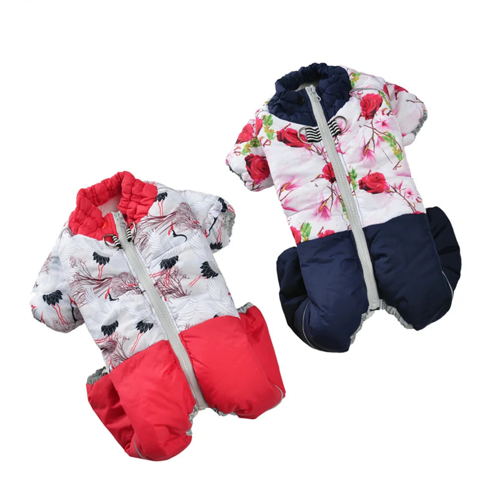 Warm Thick Dog Jumpsuit for Small Dogs Puppy Clothes Boy Girl Pet Onesie Suit Pomeranian Yorkies Overalls Pijama De Perro