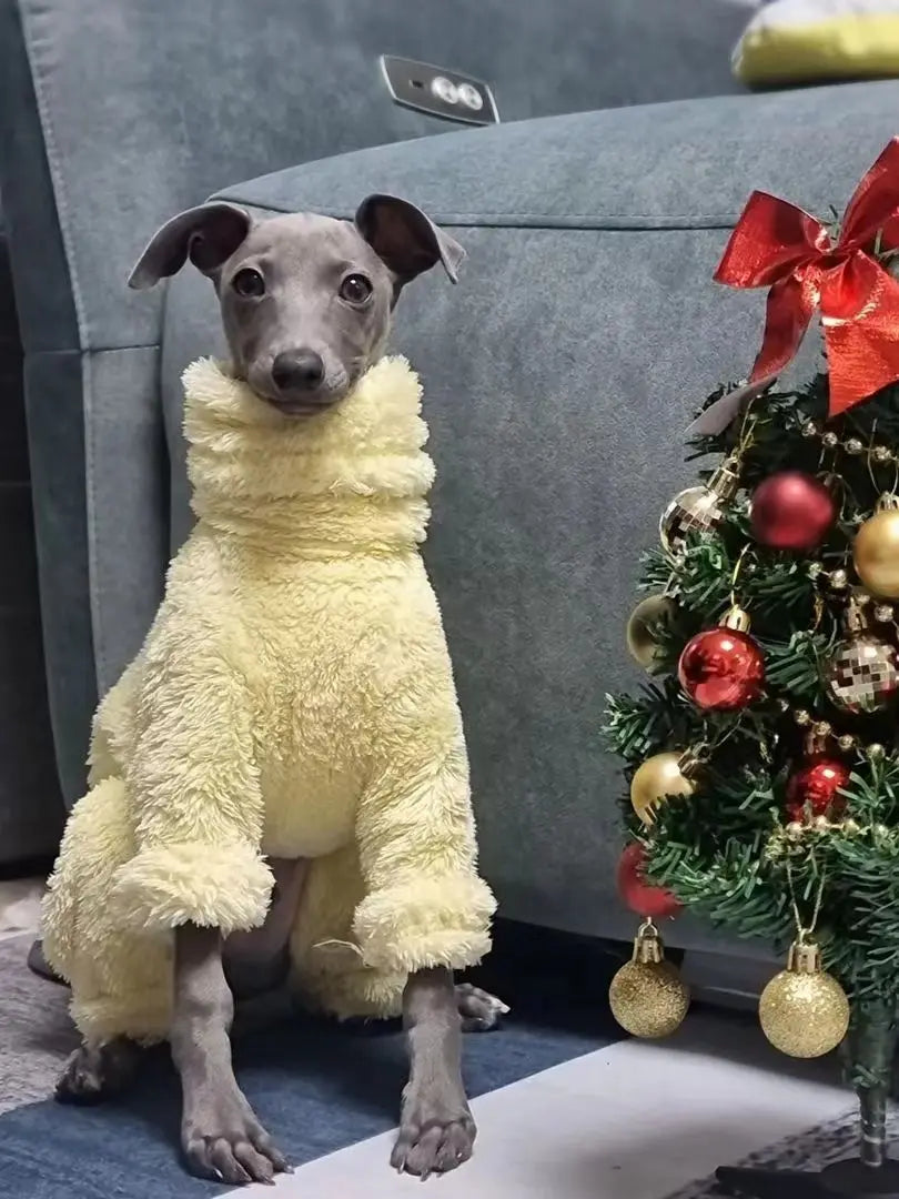 Winter Onesies For Dogs Soft Puppy Clothes High Neck Warm Italian Greyhound Clothes Whippet/Mexican Hairless/Maltese