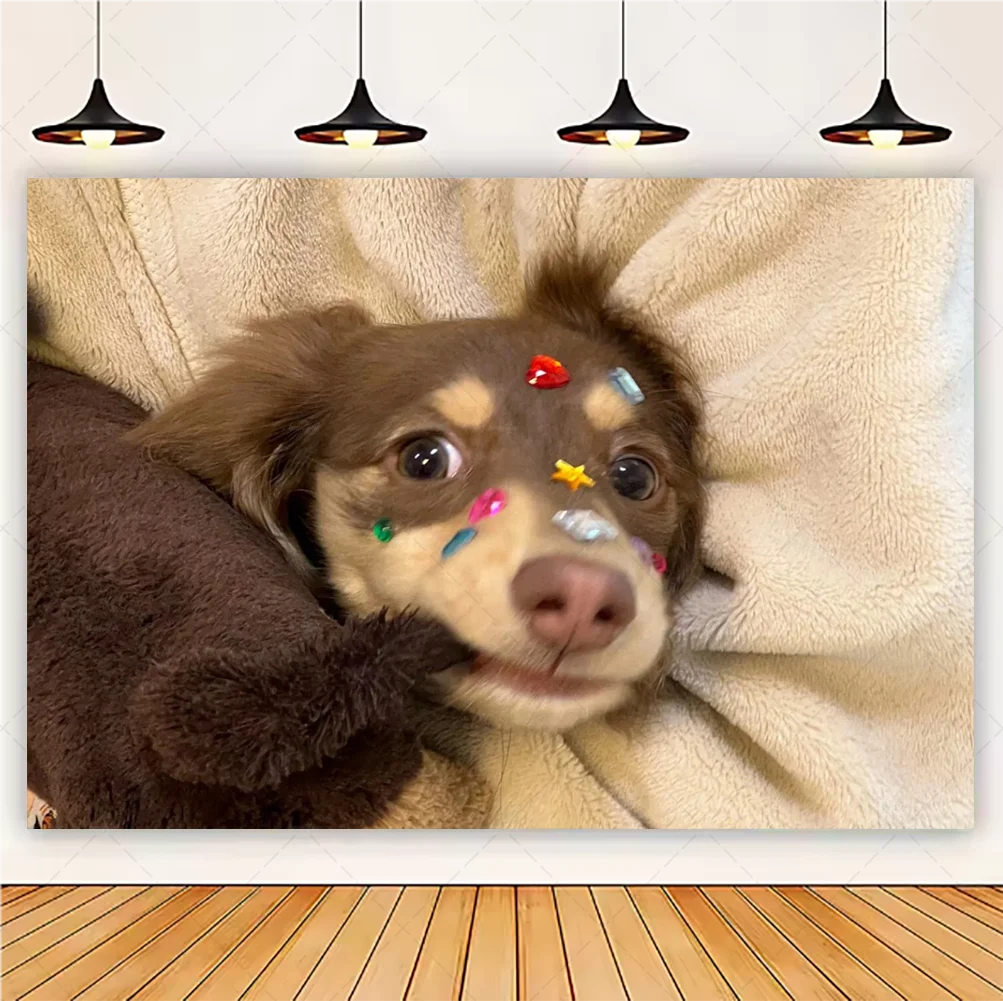 Cute Dachshund Theme Birthday Party Decorations Lovely Puppy Backdrop Cake Insert Banner Balloon Baby Shower Supplies Child Gift