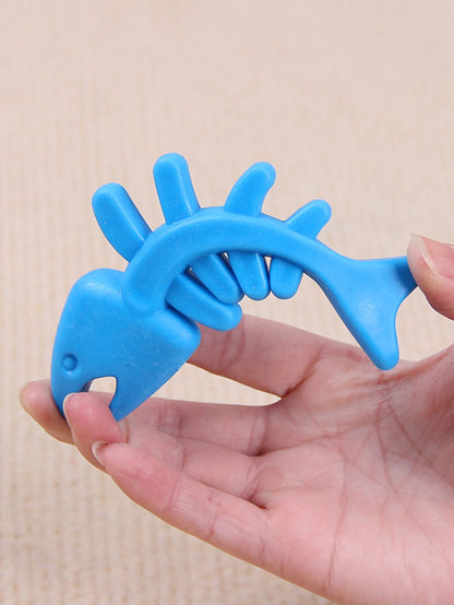 1pc-Anti Bite Fishbone Dog Toy - Suitable for training puppies of all breeds and sizes