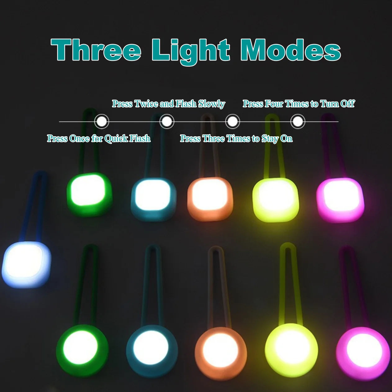 the LUMIPAWS SAFETY PENDANT - 1PC Pet Luminous Pendant, Dog LED Walking Dog Night Silicone Hanging Tag, Cat/Dog Anti-Lost Dog Tag