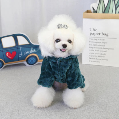 Winter Warm Pet Dog Jumpsuit Windproof Dog Clothes for Small Dogs Chihuahua Jacket Yorkie Costumes Shih Tzu Coat Poodle Outfits