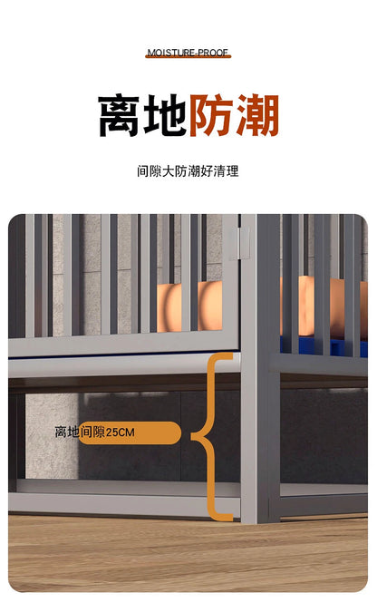 Bold and reinforced dog cage Medium-sized large dog outdoor rainproof rural outdoor special dog house Golden hair edge pasture