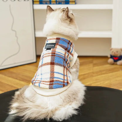 the PLAID DOG - XS-8XL Dog Clothes Winter Warm, Big Dog Coat, Puppy Clothing Fleece Vest for Small/Medium/Large Dogs, Golden Retriever Costume