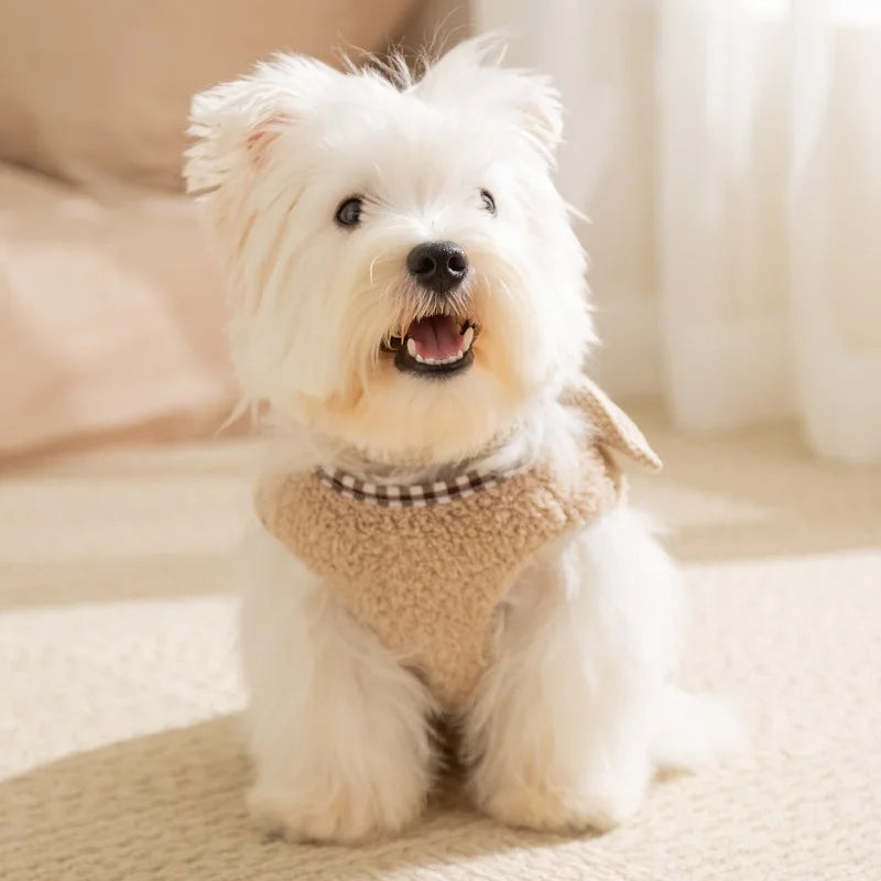 Cute Bear Duck Fleece Dog Coat Autumn Winter Puppy Clothes Pet Costume Cat Clothing Chihuahua French Bulldog Dog Vest Jacket