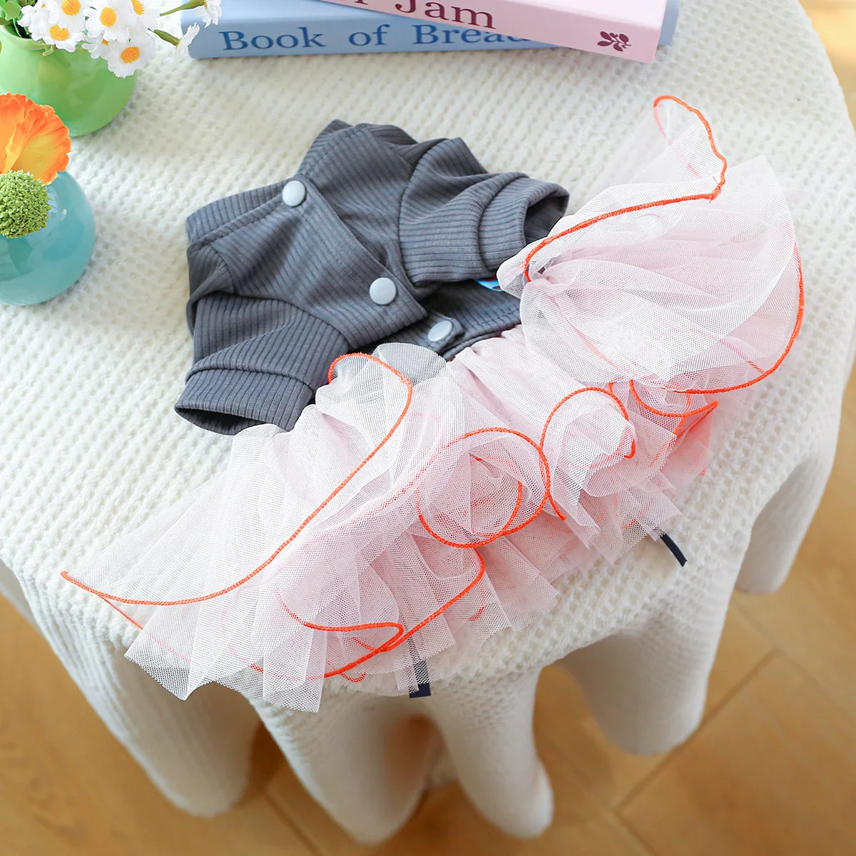 Fancy Bowtie Pet Dress For Dogs Spring Summer Puppy One Piece Apparel Girl Female Luxury  Formal Cat Wear Yorkshire Terrier Item