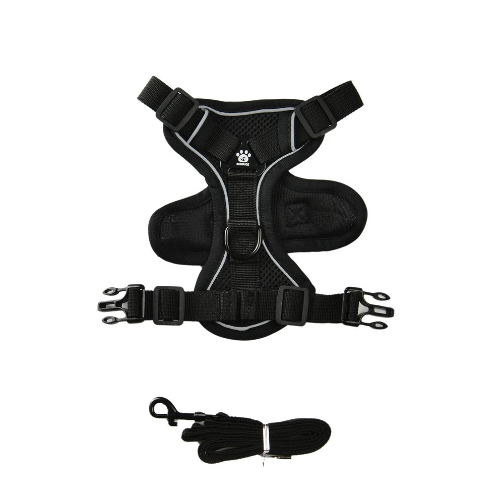 the AIRPAW REFLECTIVE HARNESS - Pet Harness and Leash Set, Reflective Walking Puppy Vest Chest Strap for Small Dogs/Cats, Breathable Outdoor Harnesses With D-Ring