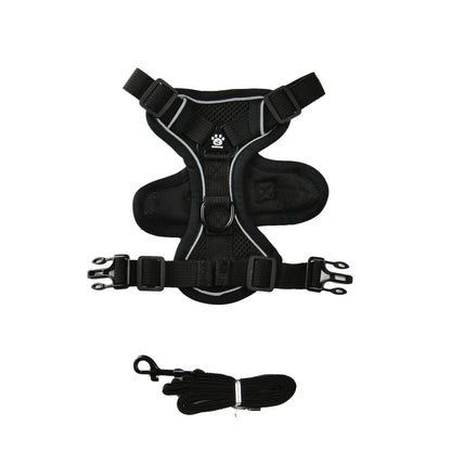 the AIRPAW REFLECTIVE HARNESS - Pet Harness and Leash Set, Reflective Walking Puppy Vest Chest Strap for Small Dogs/Cats, Breathable Outdoor Harnesses With D-Ring