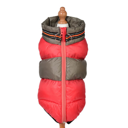 Warm Dog Vest Coat For Winter Cat With Zipper Outdoor Waterproof Puppy Jacket Windproof Pet Outfits For Small Dogs Cat Chihuahua