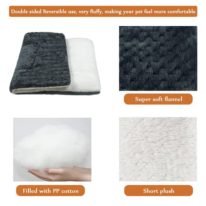 New Dog And Cat Sleeping Mat Super Soft Dog And Cat Pet Blanket Flannel Autumn/Winter Cold And Warm Mat Pet Supplies Washable