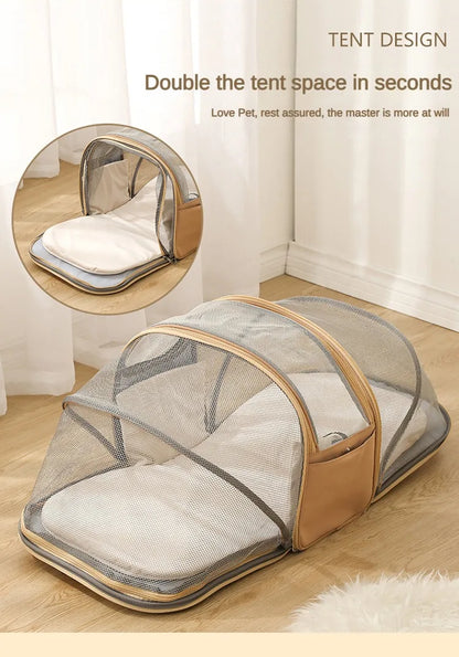 Multifunctional Pet Bag Cats and Dogs  Comfortable Breathable Shoulder Bag  Pet Carrier Dog Backpack Puppy Handbag Weight＜4KG