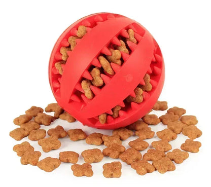 Natural Rubber Pet Dog Toys Dog Chew Toys Tooth Cleaning Treat Ball Extra-tough Interactive Elasticity Ball5cm for Pet Products