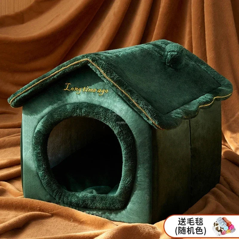 Dog Kennels Four Seasons Universal Small Dog Houses Removable and Washable Warm Dog House Cat Kennel Pet Supplies House for Dogs