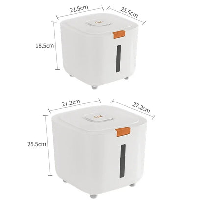 the PET FOOD STORAGE - Pet Food Storage Barrel, Large Storage Barrel, Food Sealed Moisture-Proof Cat Food Barrel Storage, Cat Food/Dog Food Barrel, Cat Bowl