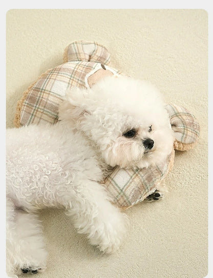 2pcs/set New Style Pet Sleeping Pad Winter Dog Blanket Cat Cushion Universal Comfortable Dog Quilt with Pillow Pet Supplies