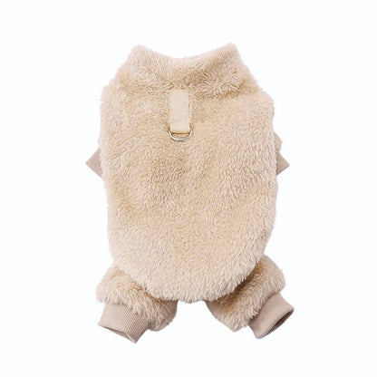 Pet Dog Jumpsuit Cozy Dog Clothes For Small Medium Dogs Cats Autumn Winter Puppy Soft Costumes Chihuahua French Bulldog Clothing