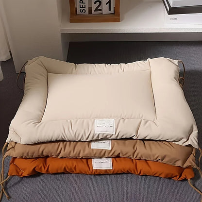 Cozy & Durable Pet Bed for Small to Medium Dogs and Cats Soft Durable Polyester Easy to Clean Store Four Corners for Easy Tying