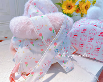 Pet Carriers Travel Products Cat Teddy Puppy Winter Fur Collar Dog Backpack Out  Chest Bag Thickening Warmer  accessories