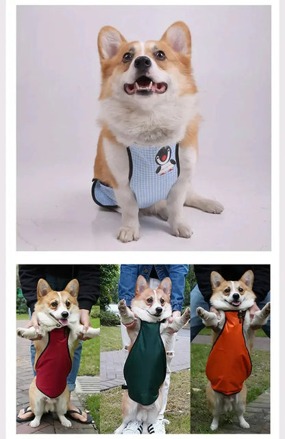 Dog Belly Cover Breathable Dog Cloth Anti-Dirty Waterproof Belly Bands Washable Pet Cloth Indoor Outdoor Dog Apron Pets Costumes