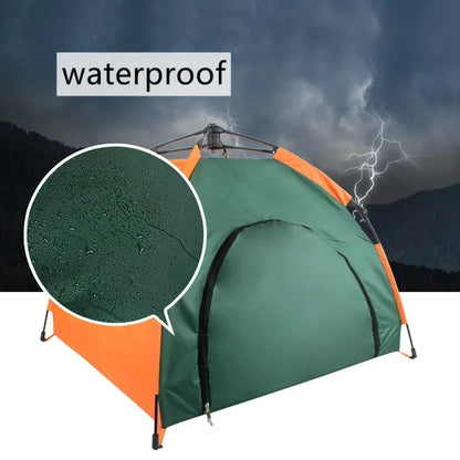 Dog House Tent Cat Bed Pet Cushion Waterproof Automatic Camping Tent Light Weight Cat Kennel Shelter Outdoor Indoor Dog House