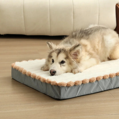 Dampproof Washable High Rebound Memory Sponge Dog Bed Detachable with Zipper Comfortable Pet Cushion Four Season Universal
