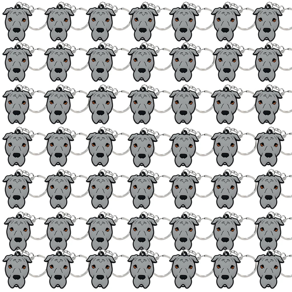 50PCS Cute Animal Keychain knife Ducks Dogs Cats Keyring for Women Men Kids Handbag Cool Car Key Accessories Friends Key Gifts