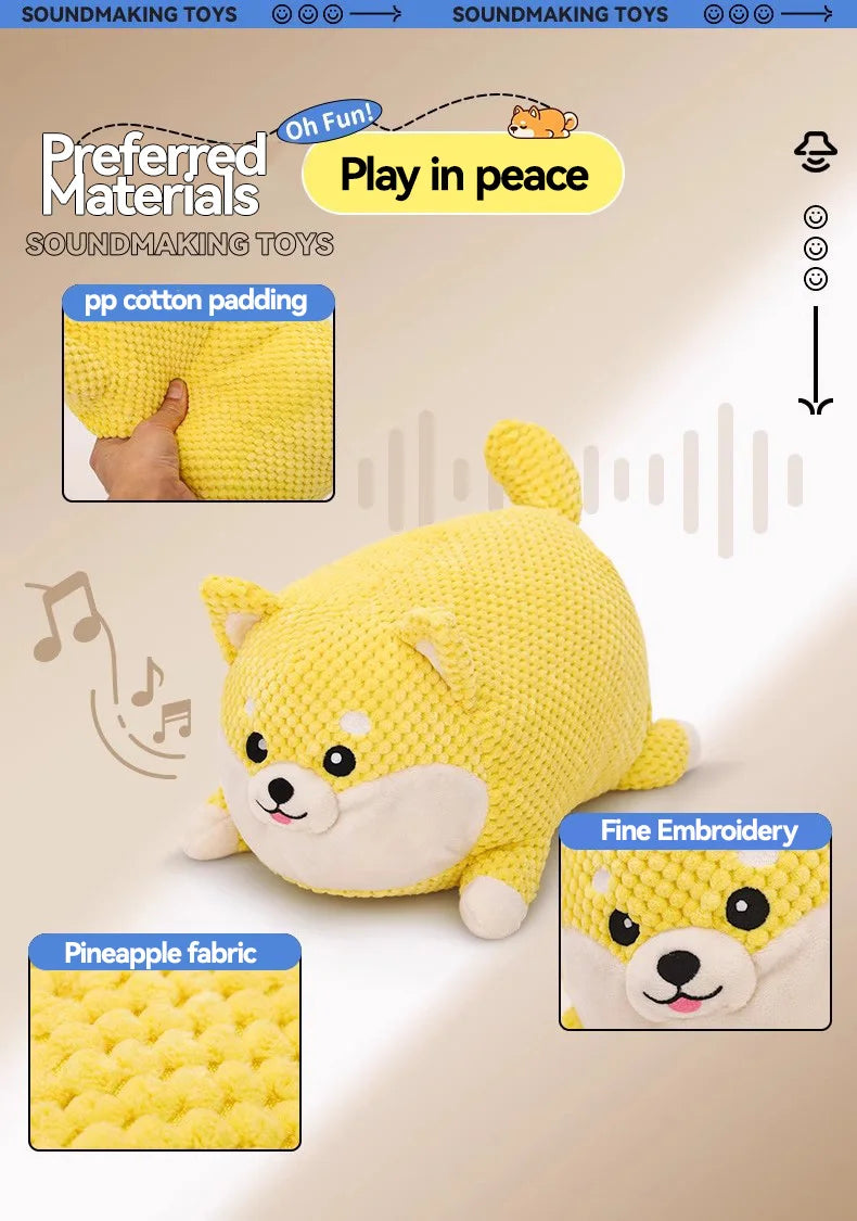 the SNORTSNUGGLE PLUSH TOY - HOOPET Dog/Cat Chew Toys, Pig/Puppy Squeaky Toy, Interactive Dog Chew Toys, Plush Stuffing, Pet Accessories, Dog Supplies