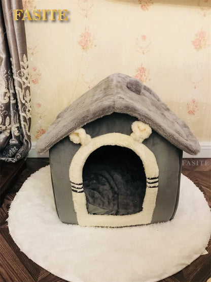 Dog Kennels Four Seasons Universal Small Dog Houses Removable and Washable Warm Dog House Cat Kennel Pet Supplies House for Dogs