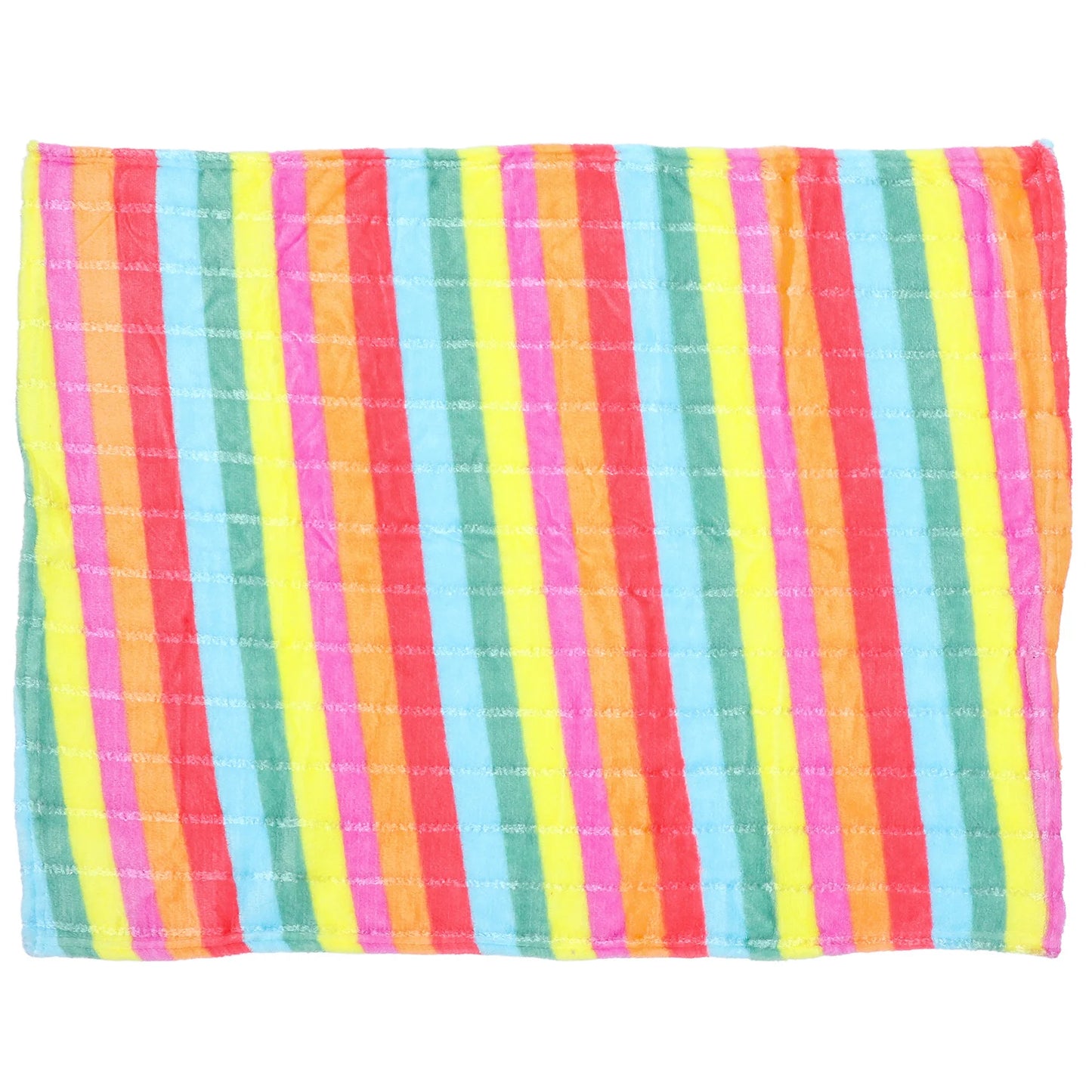 1Pcs Pet Blanket Flannel Rainbow Warm Cozy Blanket Dog Cat Bed Mat Sleep Cover Soft Durable Indoor Outdoor Dog Bed Mat