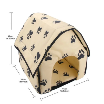 Warm and Comfortable Pets House Detachable and Washable Dog/cat Bed Suitable for Small Dogs and Small To Medium-sized Cats Cave