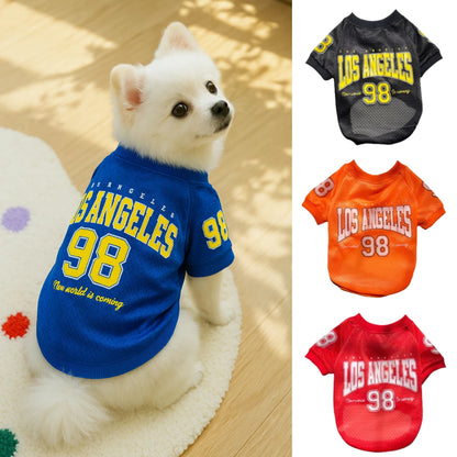 Summer Pet Dog Cooling Vest Fashion Soft Clothing Summer Casual Shirts Small Medium Large Dogs Puppy French Bulldog Pet Clothes