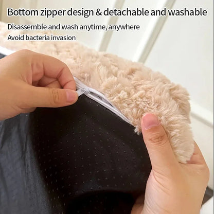 Dog Bed Pet Beds Accessories Supplies Dogs Winter Baskets Fluffy Bedding Warm Mat Sofa Big Accessory Small Breeds Puppy Cats