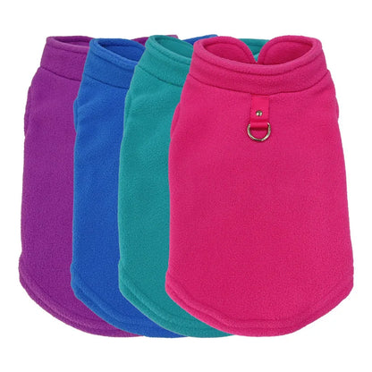 Dog Fleece Vest Chihuahua Winter Clothing For Small Dogs Warm Dachshund Dog Coat For Medium Bulldog Pitbull Maltese Dogs Jumpers