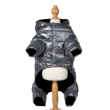 Dog Clothes for Small Medium Dogs Cats Autumn Winter Thicken Fleece Puppy Striped Pet Jacket Coat Yorkshire Bulldog Pug Jumpsuit