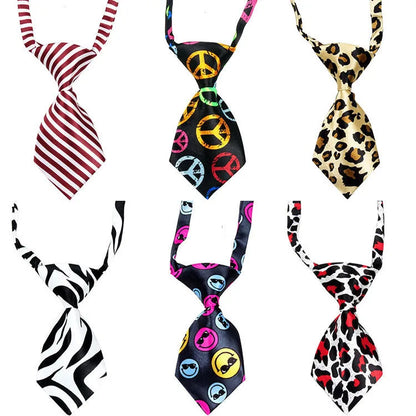 10pcs/Lot Pet Cat Dog Solid Color Multicolor Tie Fashion Grooming Dog Accessories Adjustable Puppy Tie Pet Bowtie Supplies