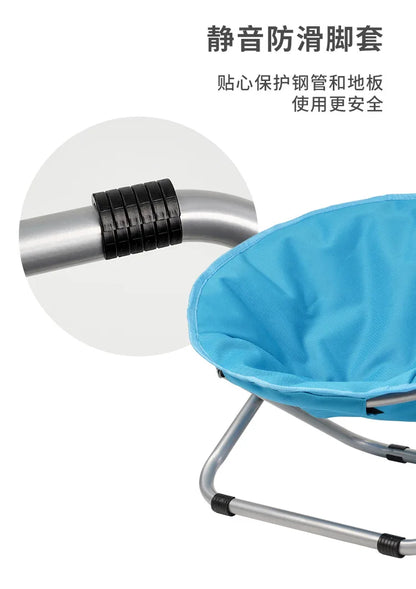Folding Pet Bed Chair Portable Round Elevated Cat Bed Waterproof Puppy Chair Pet Moon Bed Two Height Adjustments Pet Gift