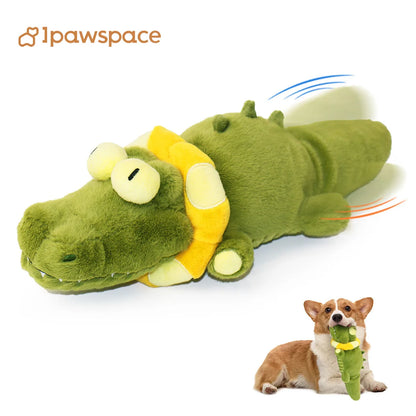Interactive Dog Toys with Automatic Flapping Plush Squeaky Toys for Dog Durable Teething Toys Indoor Self-play Ipawspace