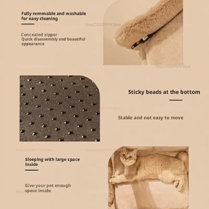 Foldable Washable Pet House for Small Dogs and Cats Removable Soft Cave Sofa Bed Extra Small Puppy Puppy Cave Indoor Outdoor Use