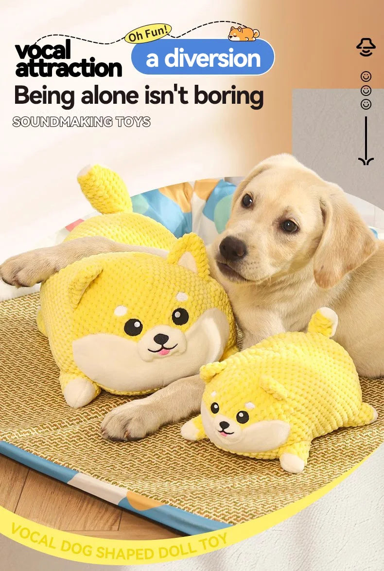 the SNORTSNUGGLE PLUSH TOY - HOOPET Dog/Cat Chew Toys, Pig/Puppy Squeaky Toy, Interactive Dog Chew Toys, Plush Stuffing, Pet Accessories, Dog Supplies