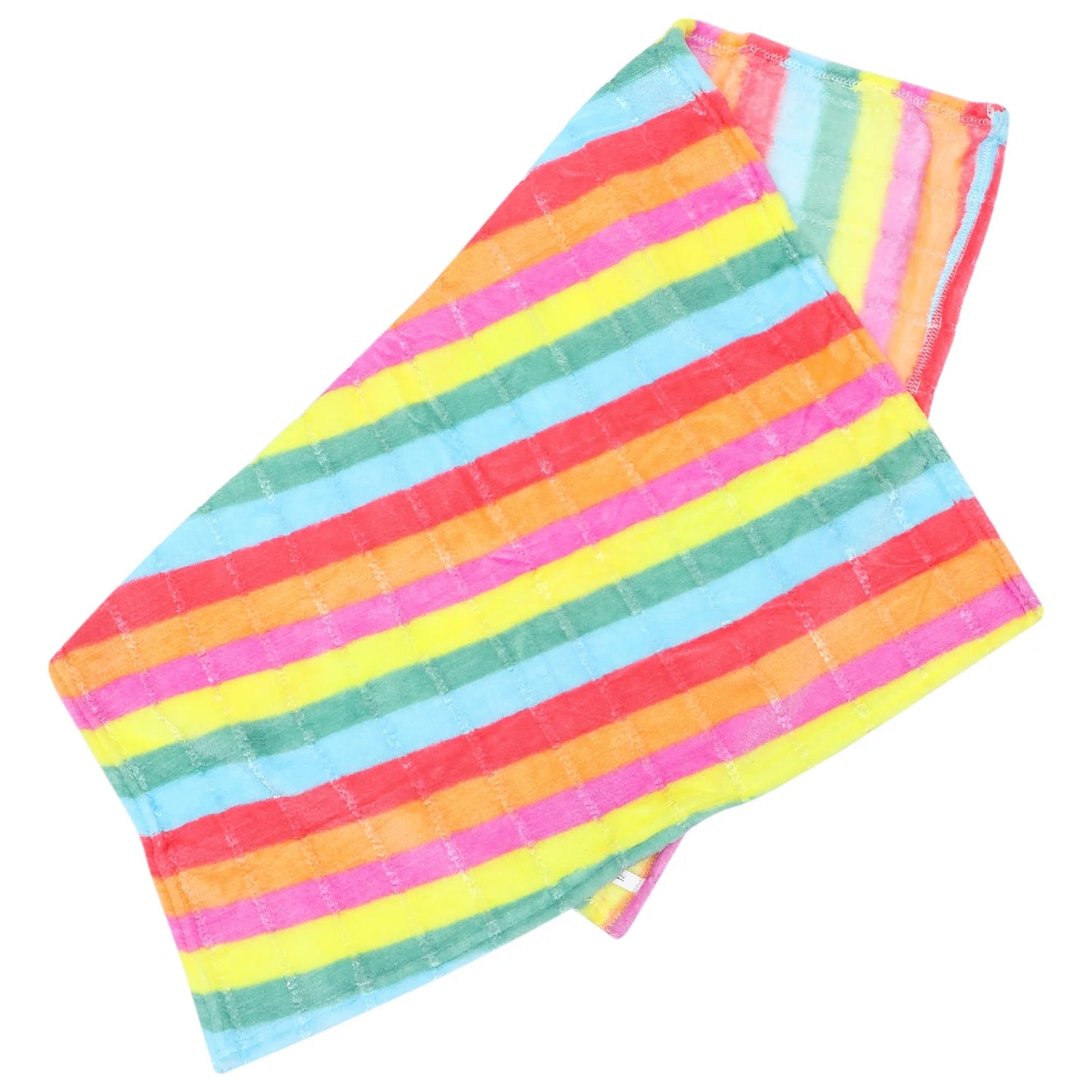 1Pcs Pet Blanket Flannel Rainbow Warm Cozy Blanket Dog Cat Bed Mat Sleep Cover Soft Durable Indoor Outdoor Dog Bed Mat