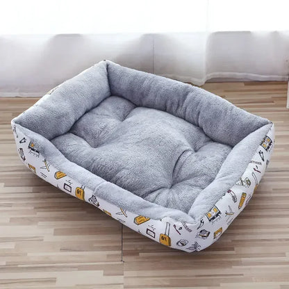 2023 Winter Warm Plush Dog Bed Mat Kennel Soft Fleece Dog Puppy Pet Supplies Nest For Small Medium Dogs House Waterproof Cloth