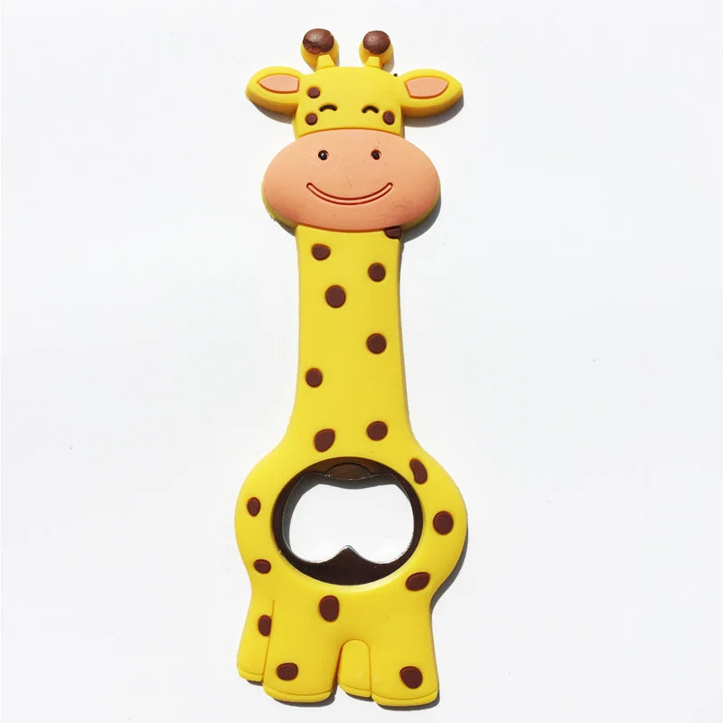 Cartoon Cute Animal Paw Wine Bottle Opener Beer Bottle Opener Cat Magnet Refrigerator Sticker Dog Fridge Magnet Beer Opener