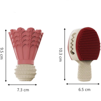 Badminton Shape Bite-Resistant Dog Toy Interactive Chew Toy Relieves Boredom Teeth Grinding Stick Puzzle for Dogs Self-Fun